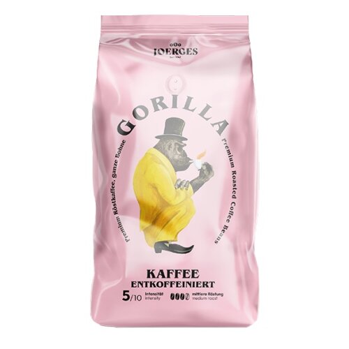 Gorilla Kaffee Entkoffeiniert 1000g Bohnen