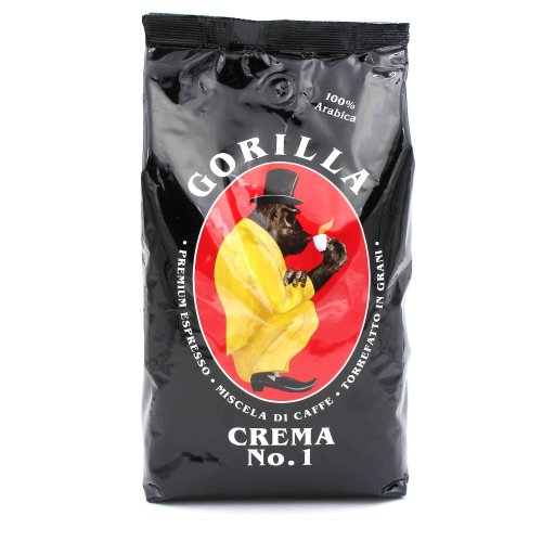 Gorilla Kaffee CREMA NO.1 Espresso 1000g Bohnen