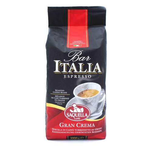 Saquella Espresso Bar Italia - GRAN CREMA - 1000g Bohnen