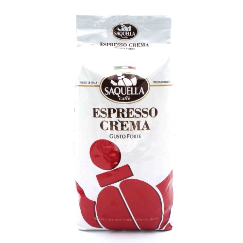 Saquella Espresso Crema - GUSTO FORTE - 1000g Bohnen