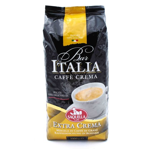 Saquella Bar Italia - EXTRA CREMA - Kaffee Crema 1000g Bohnen
